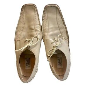 Fratelli Mens Size 9 Leather Loafers Slip On Spanish Square Toe Dress Shoes